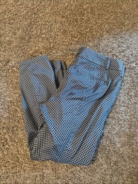 Women’s Patterned Dress Pants - Blue